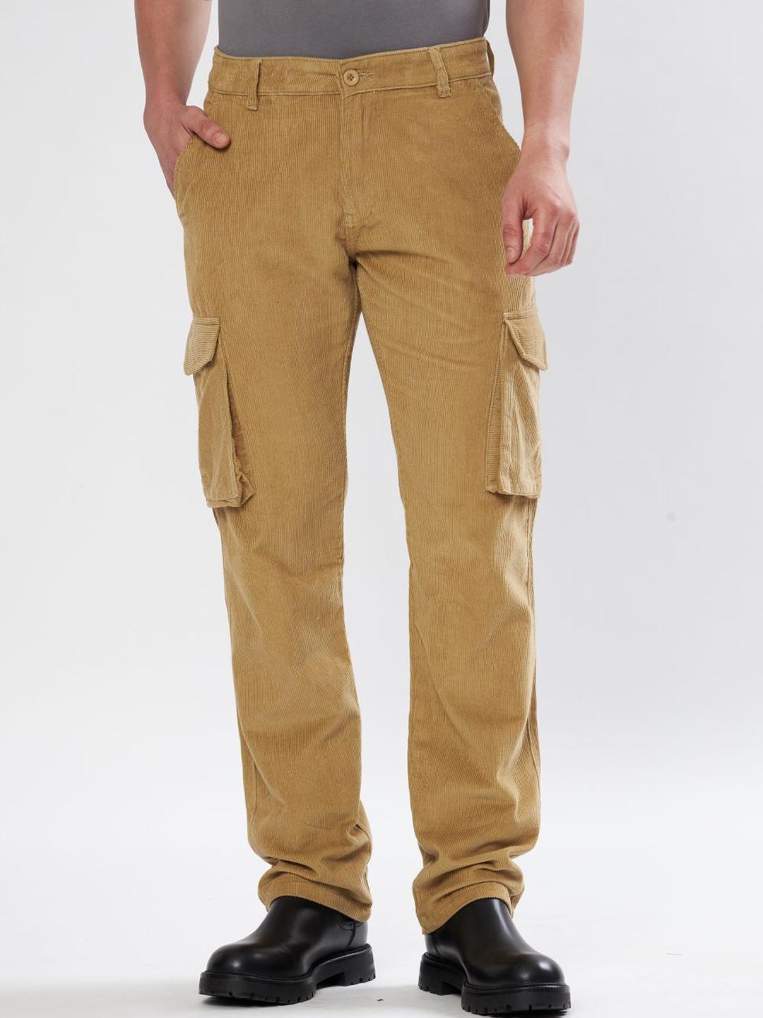 UNITED DENIM Men Relaxed Fit Cargo Trousers