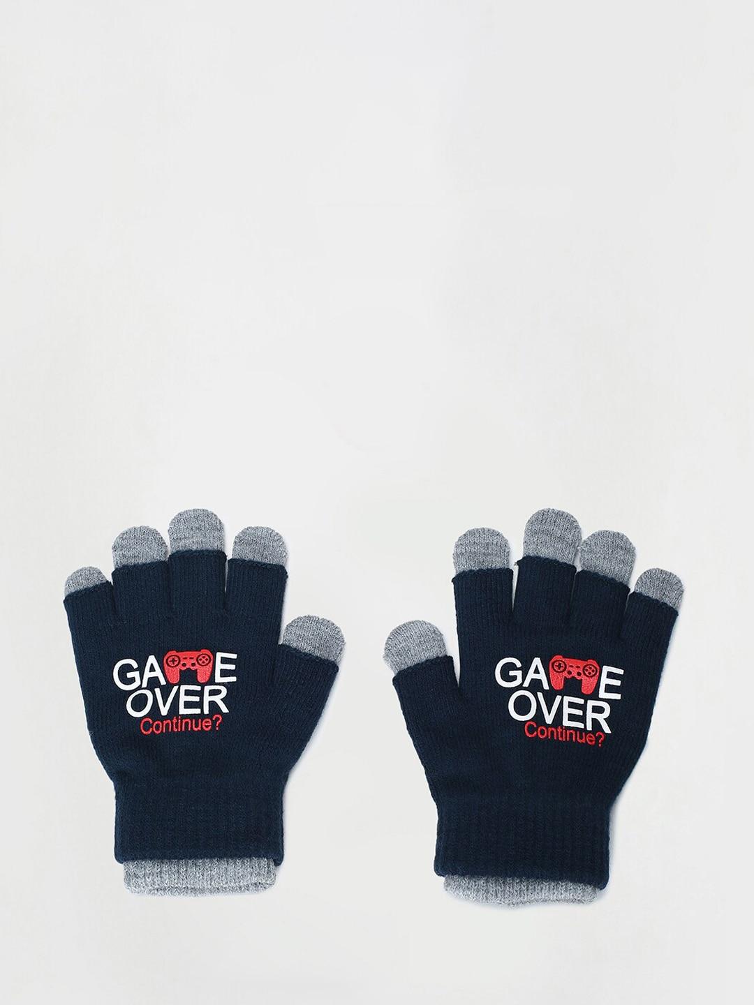 max Women Printed Winter Gloves