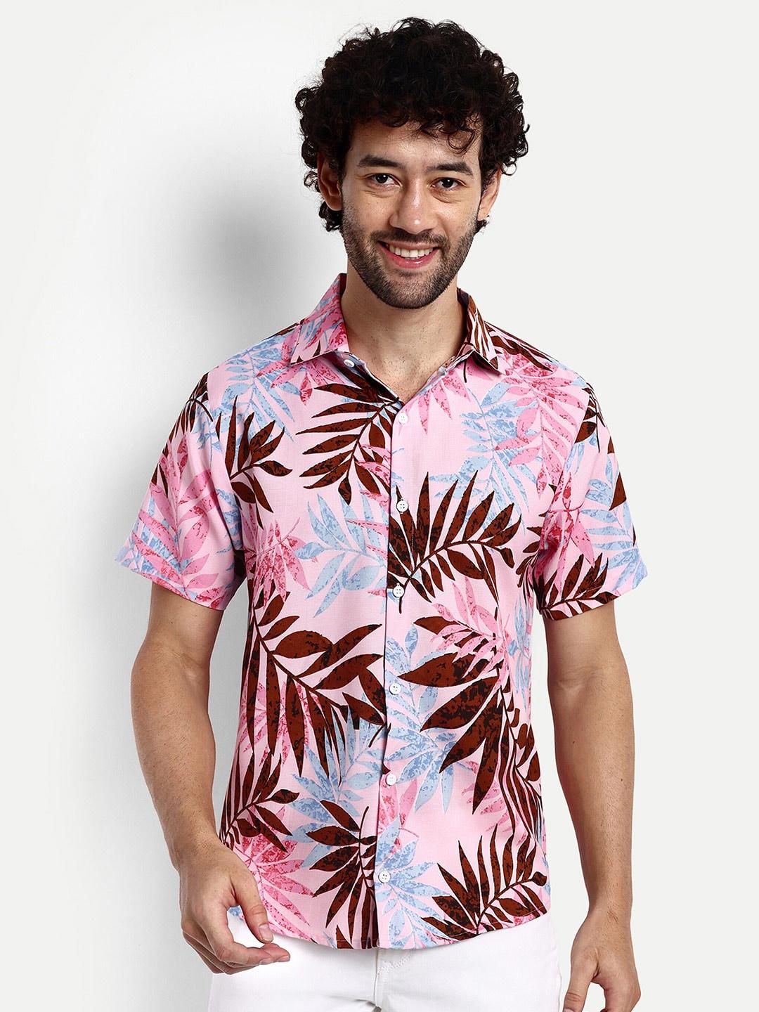greciilooks-men-pink-relaxed-opaque-printed-casual-shirt