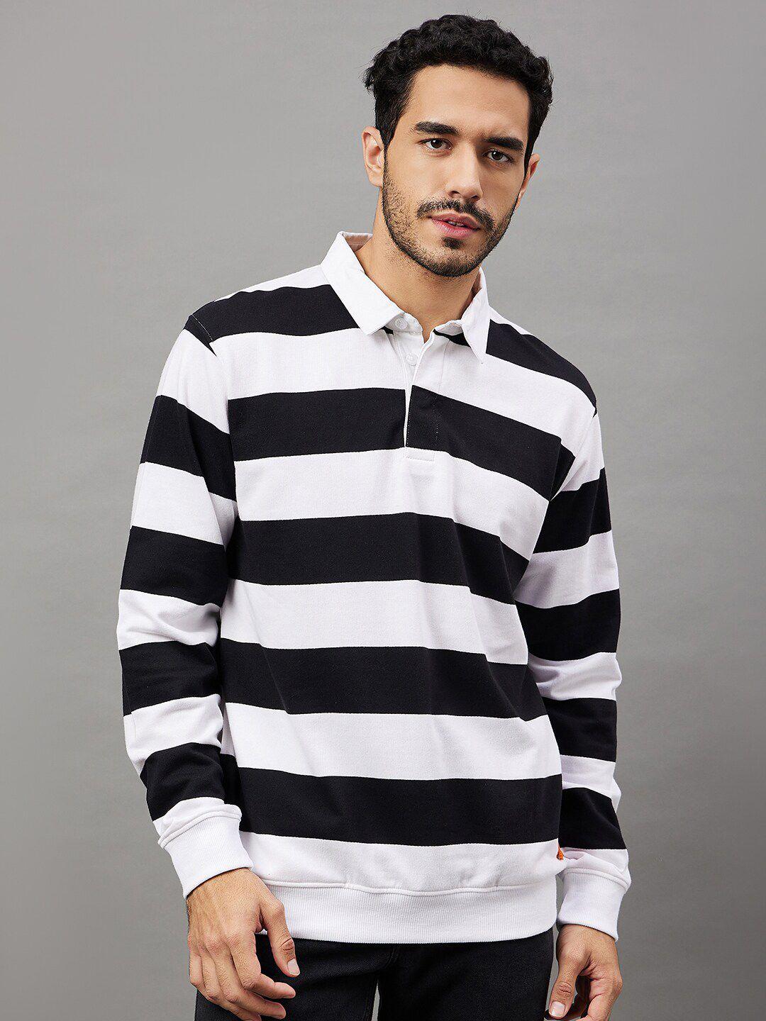 club-york-striped-cotton-sweatshirt