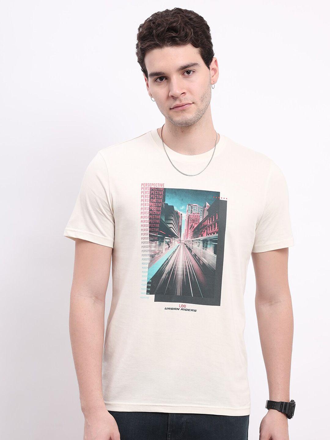 Lee Graphic Printed Cotton T-shirt