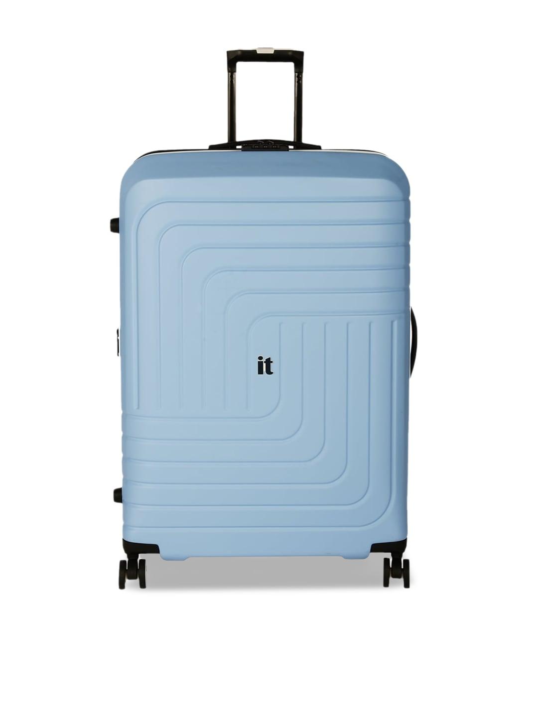 IT luggage Convolved Textured 28 inches Hard-Sided 360-Degree Rotation Trolley Suitcase