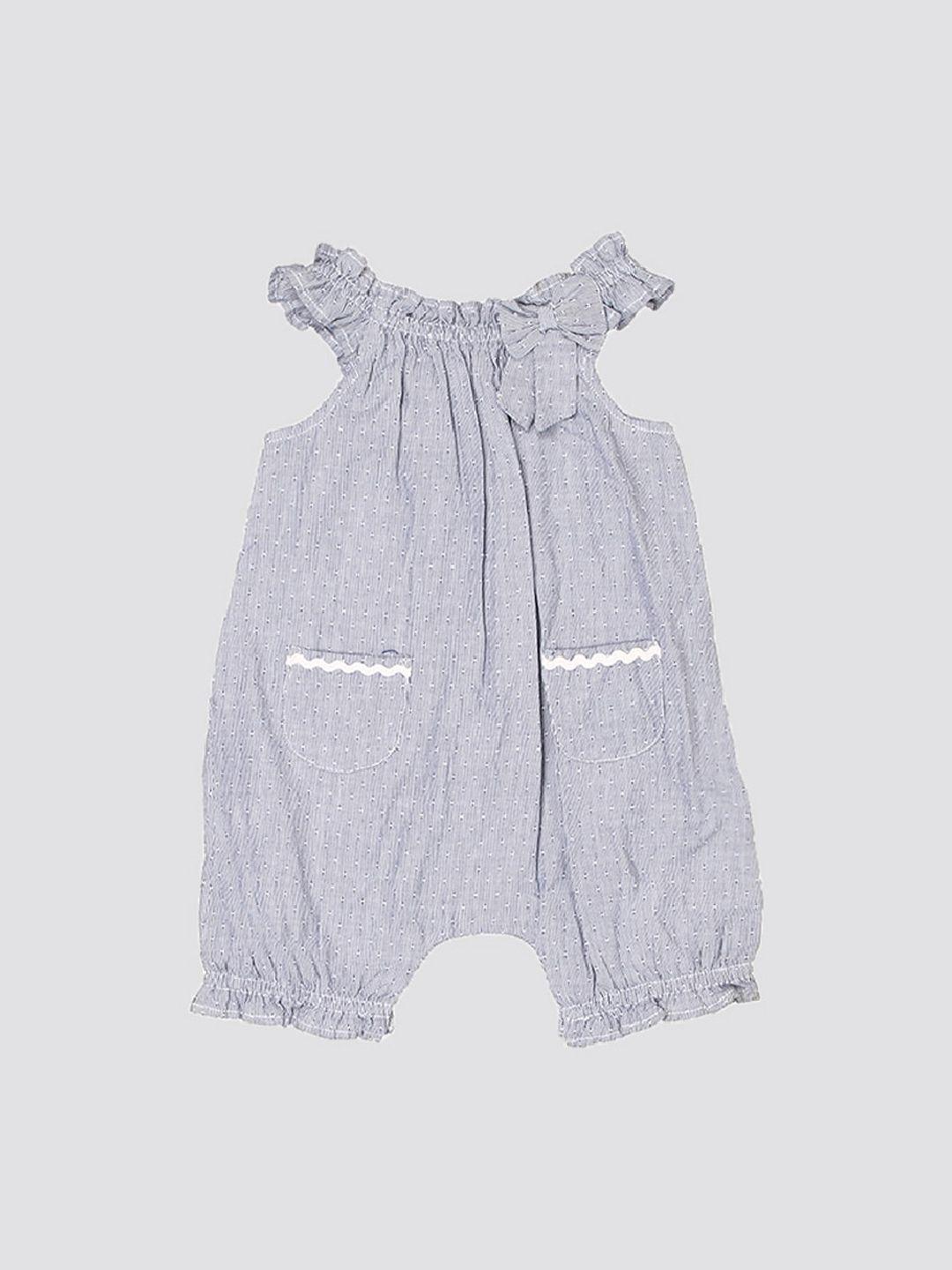 mothercare Infants Self Design Pure Cotton Rompers