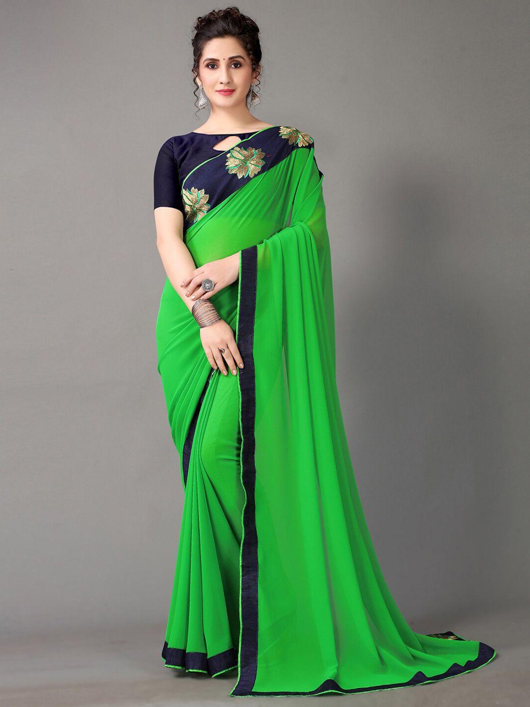 KALINI Saree With Embroidered Border