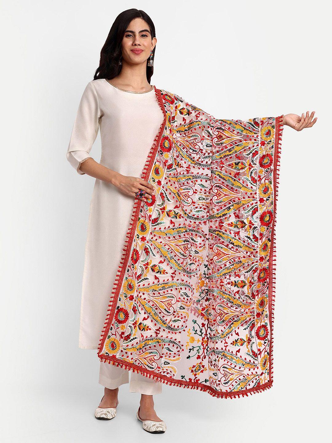 canizzaro-ethnic-motifs-phulkari-embroidered-net-dupatta