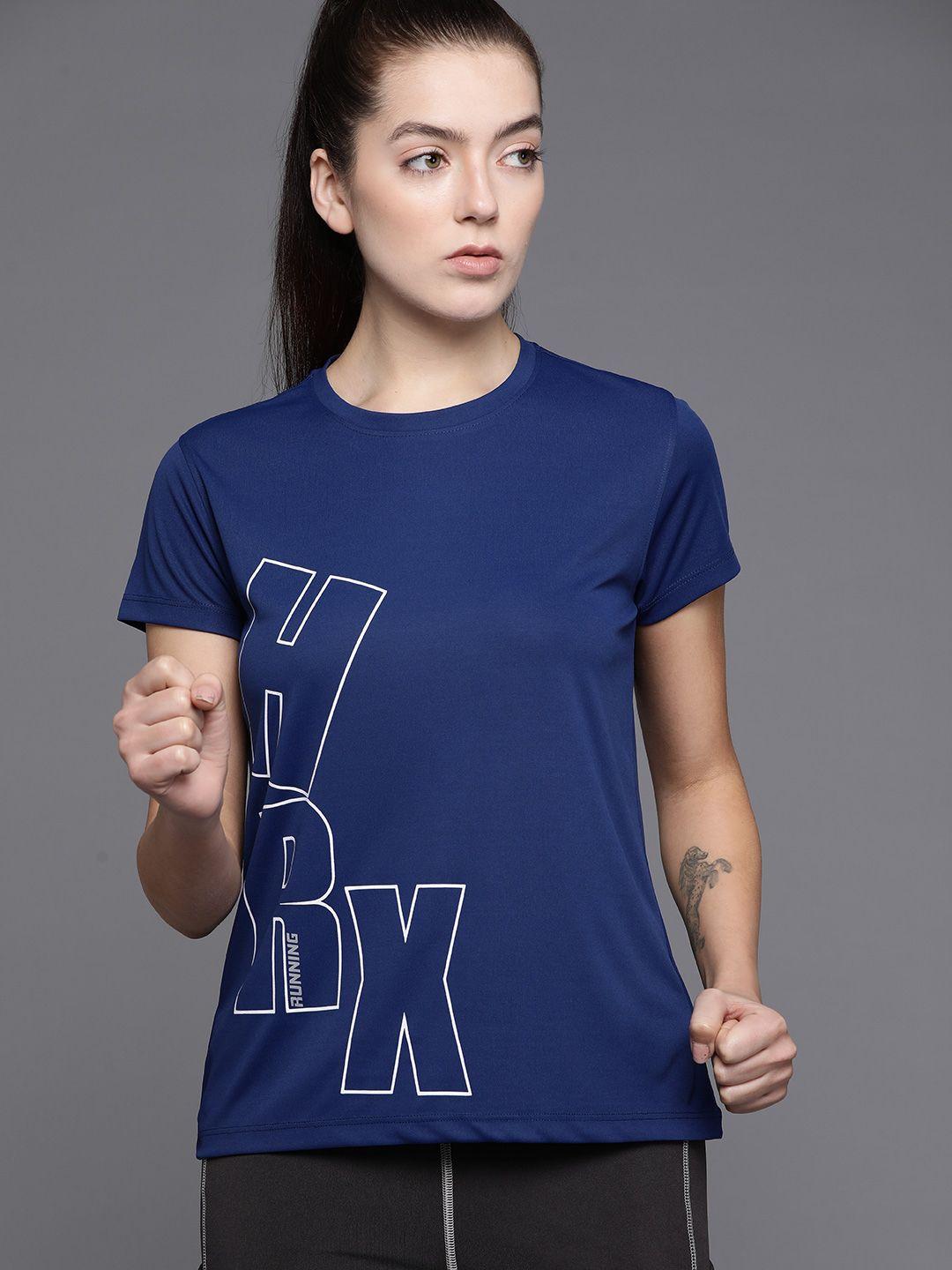 HRX by Hrithik Roshan Brand Logo Printed Sports T-shirt