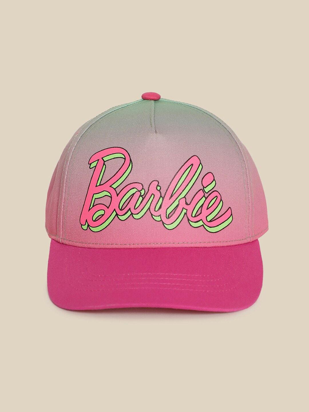 Kids Ville Girls Barbie Printed Baseball Caps