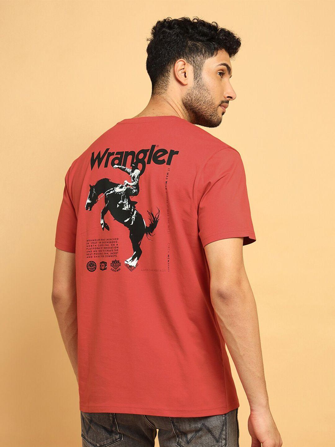Wrangler Graphic Printed Cotton T-shirt
