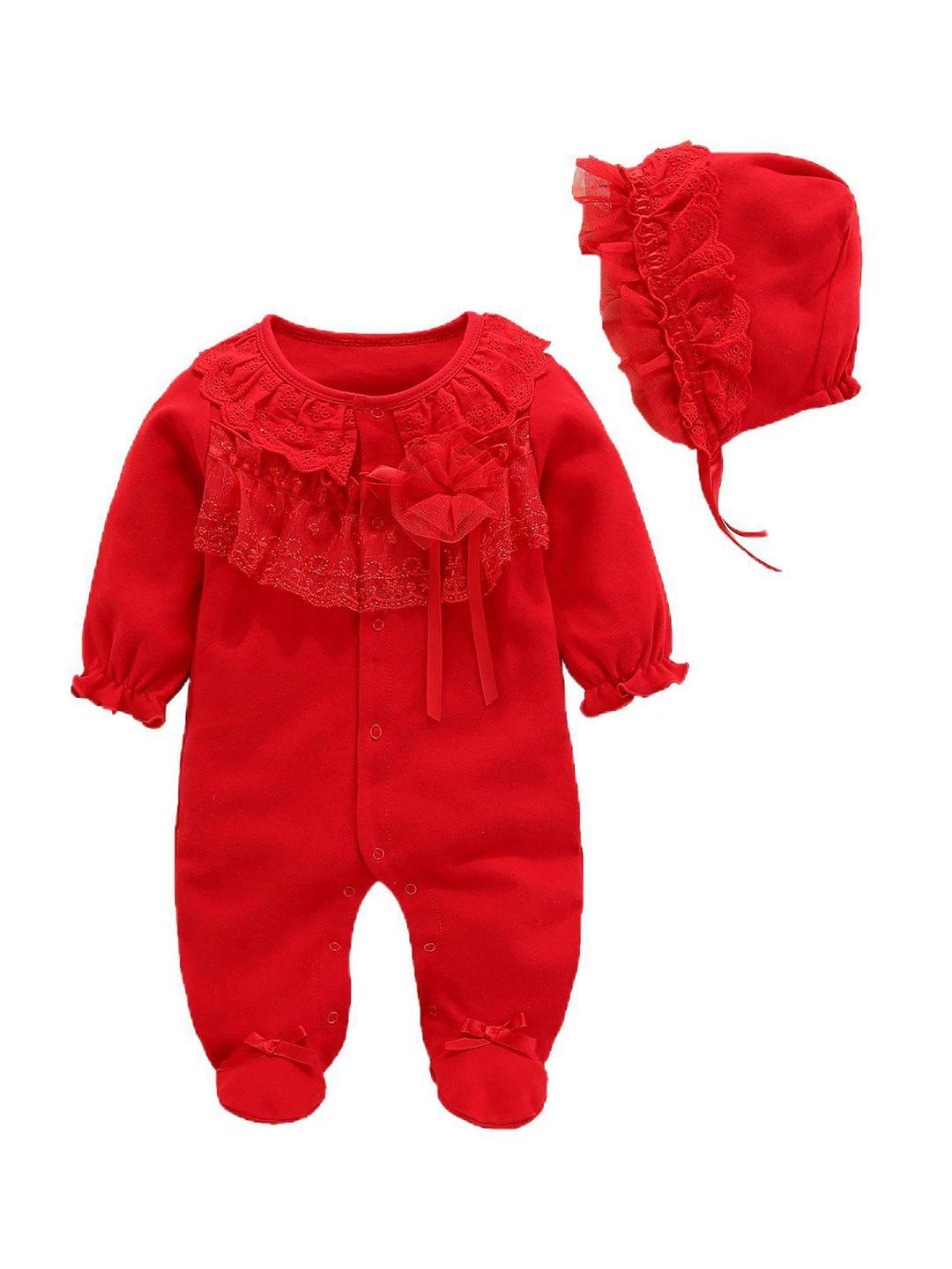 stylecast-infant-girls-self-design-cotton-rompers