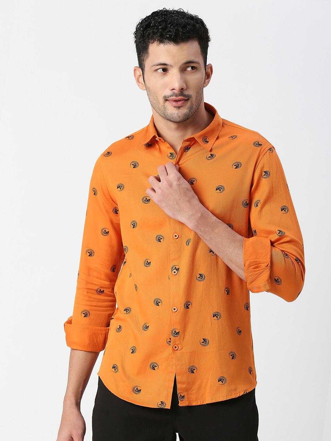 snx-printed-pure-cotton-tailored-fit-casual-shirt