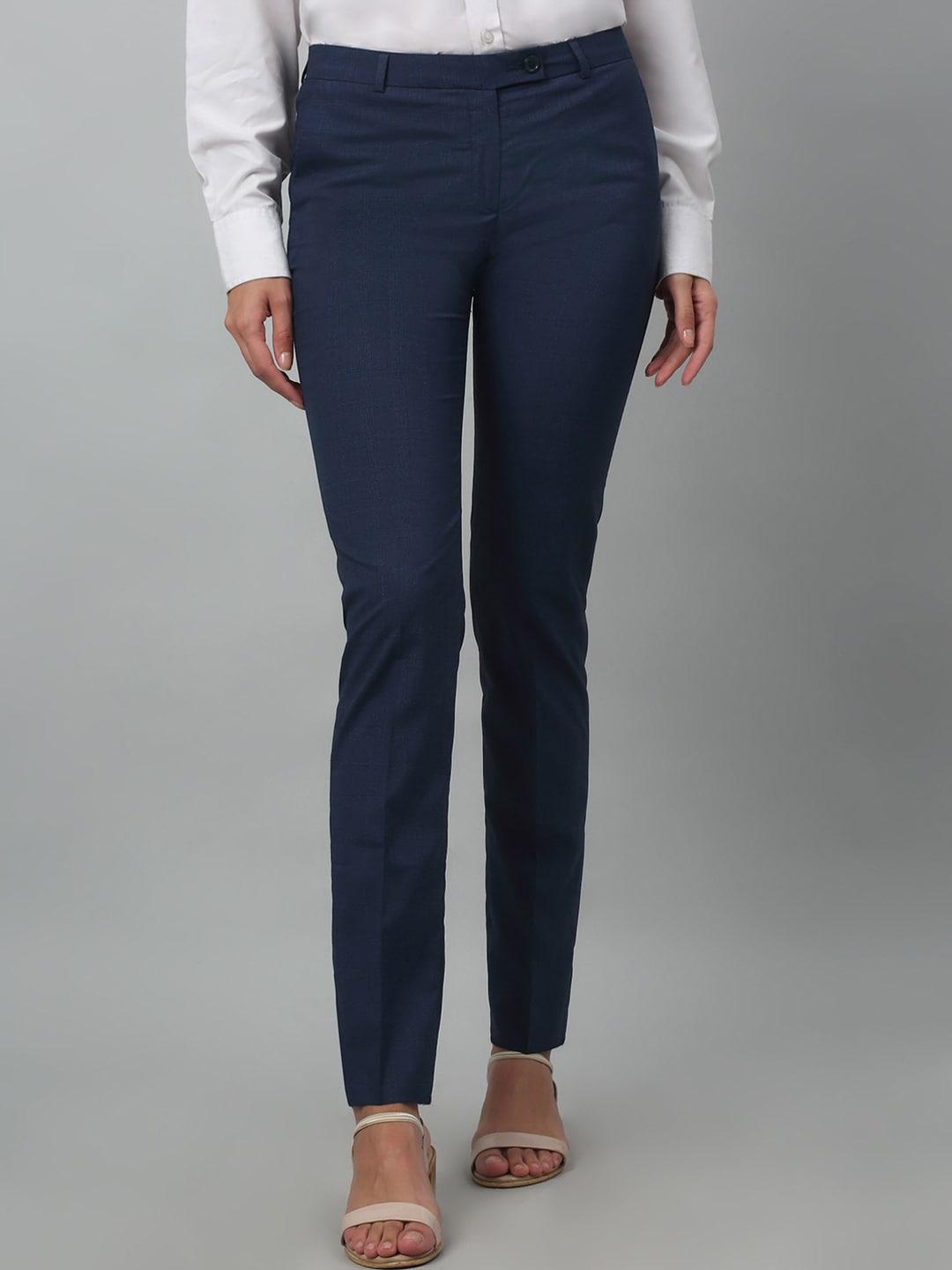 crozo-by-cantabil-women-checked-mid-rise-formal-trousers