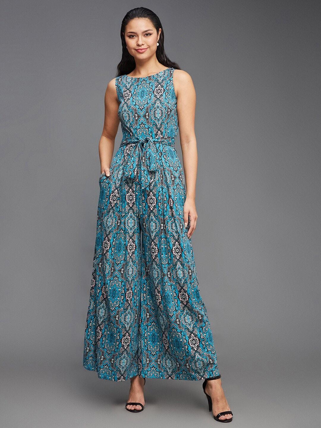 miss-chase-printed-waist-tie-ups-pure-cotton-basic-jumpsuit