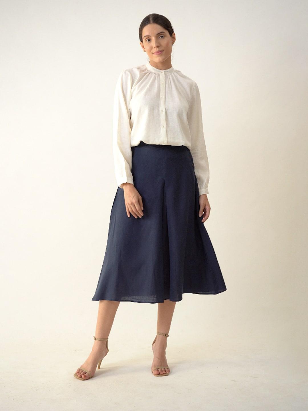 saltpetre-high-neck-gathered-organic-cotton-top-with-skirt