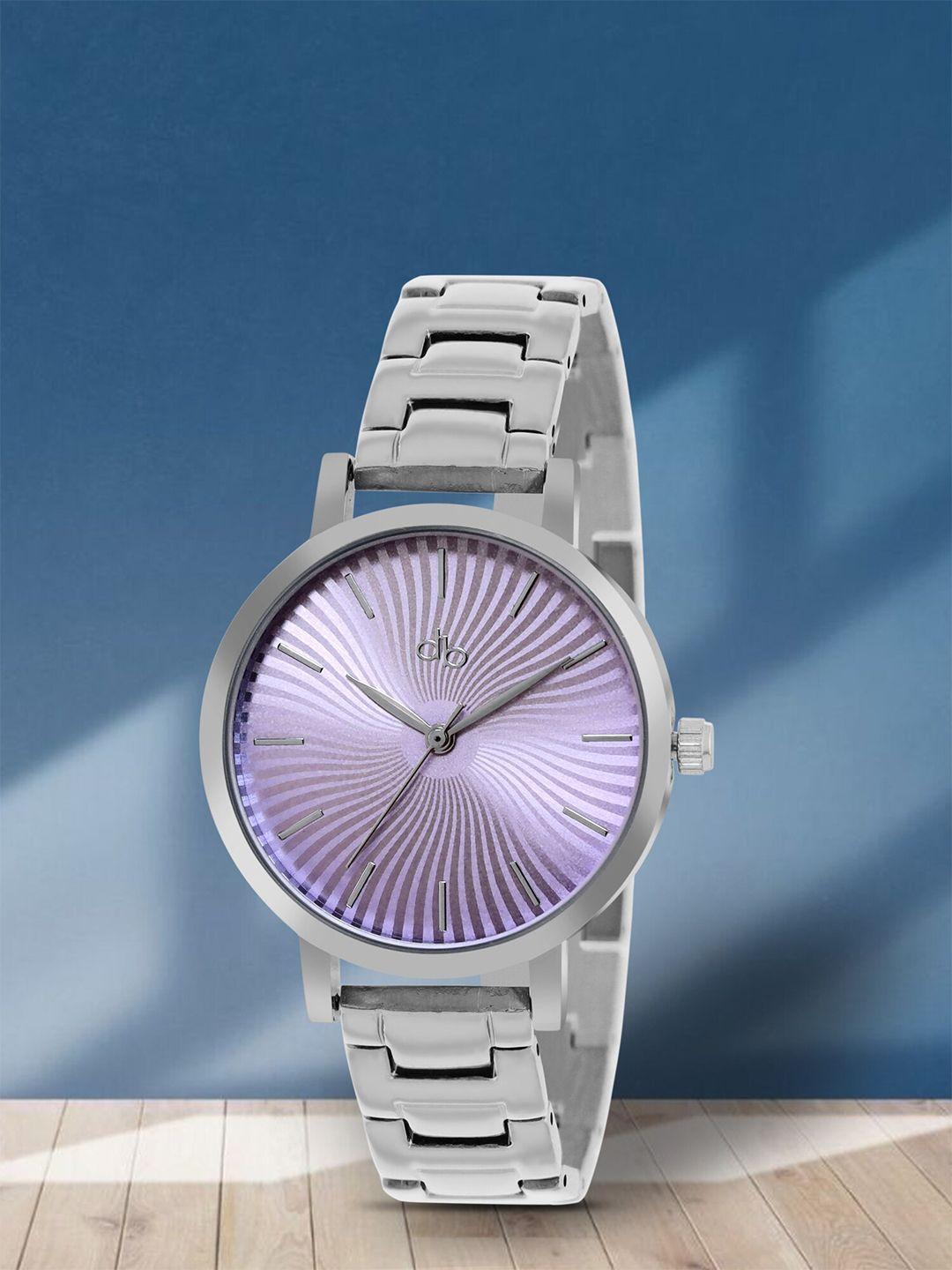 DressBerry Women Purple Bracelet Style Straps Analogue Watch DB_SS23_4A
