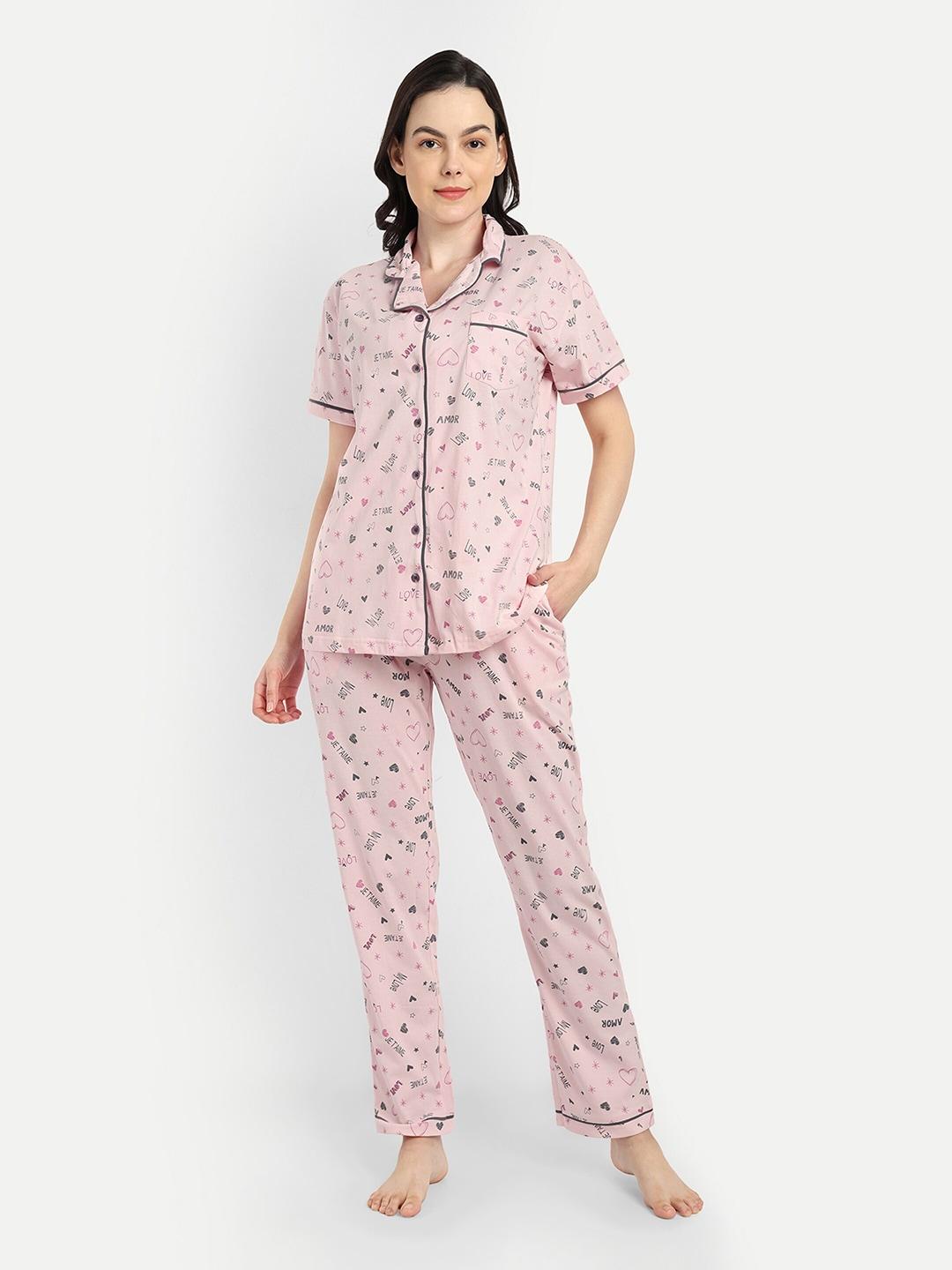 Bedtime story Printed Pure Cotton Night suit