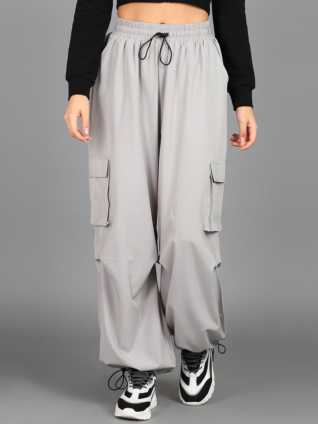 The Roadster Lifestyle Co. Women Mid-Rise Parachute Joggers