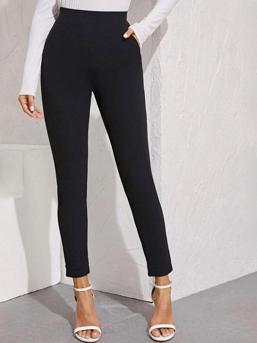 Visit Wear Women High-Rise Pleated Trousers