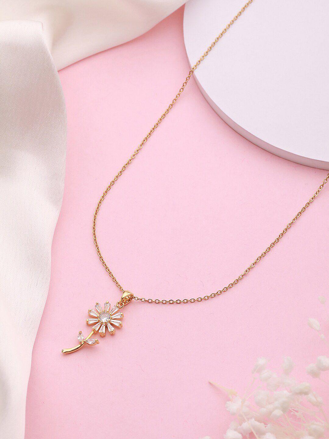 jazz-and-sizzle-gold-plated-cz-studded-floral-pendant-with-chain