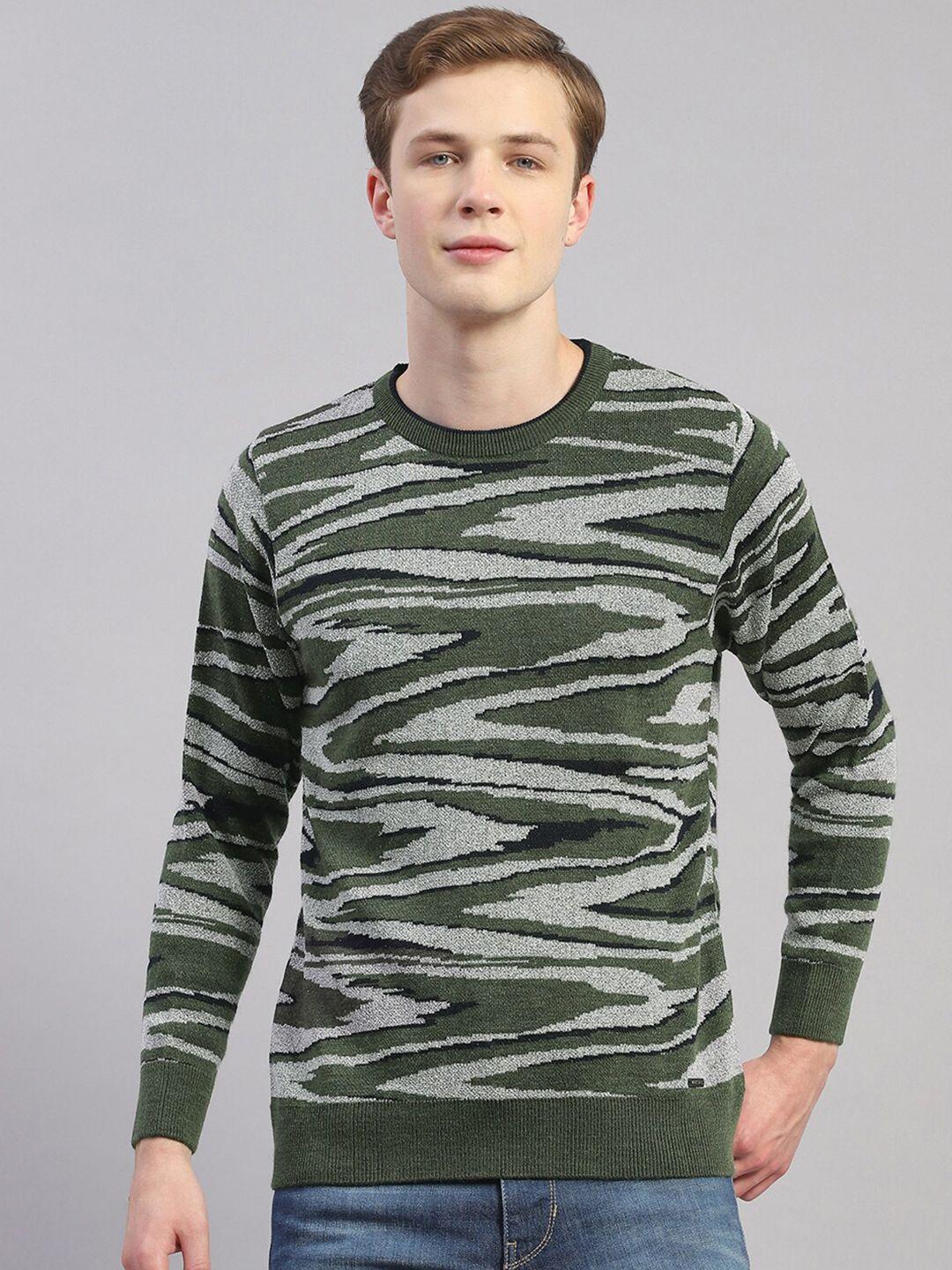 Monte Carlo Abstract Printed Woollen Pullover