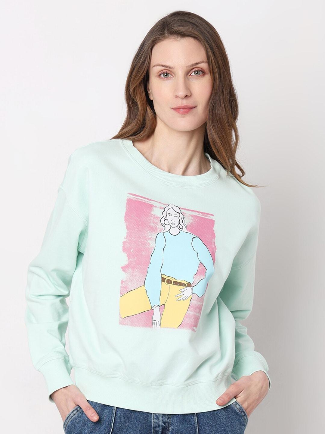 vero-moda-graphic-printed-pure-cotton-pullover-sweatshirt