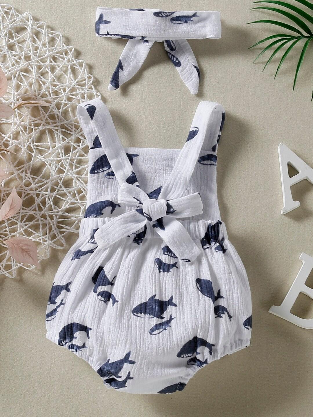 stylecast-infants-girls-printed-square-neck-rompers