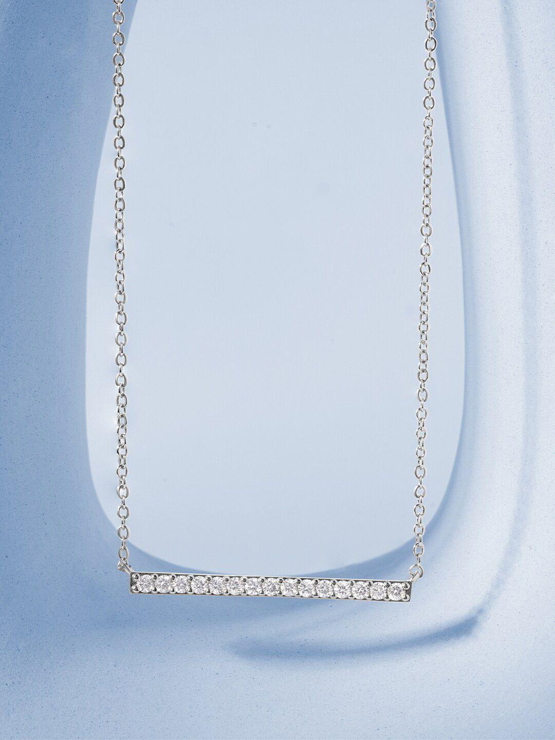 MINUTIAE Silver-Plated Necklace