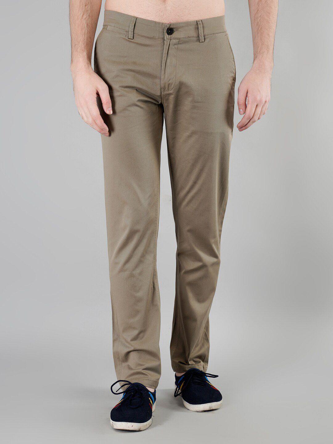 TIM PARIS Men Relaxed Easy Wash Stretchable Cotton Chinos Trousers