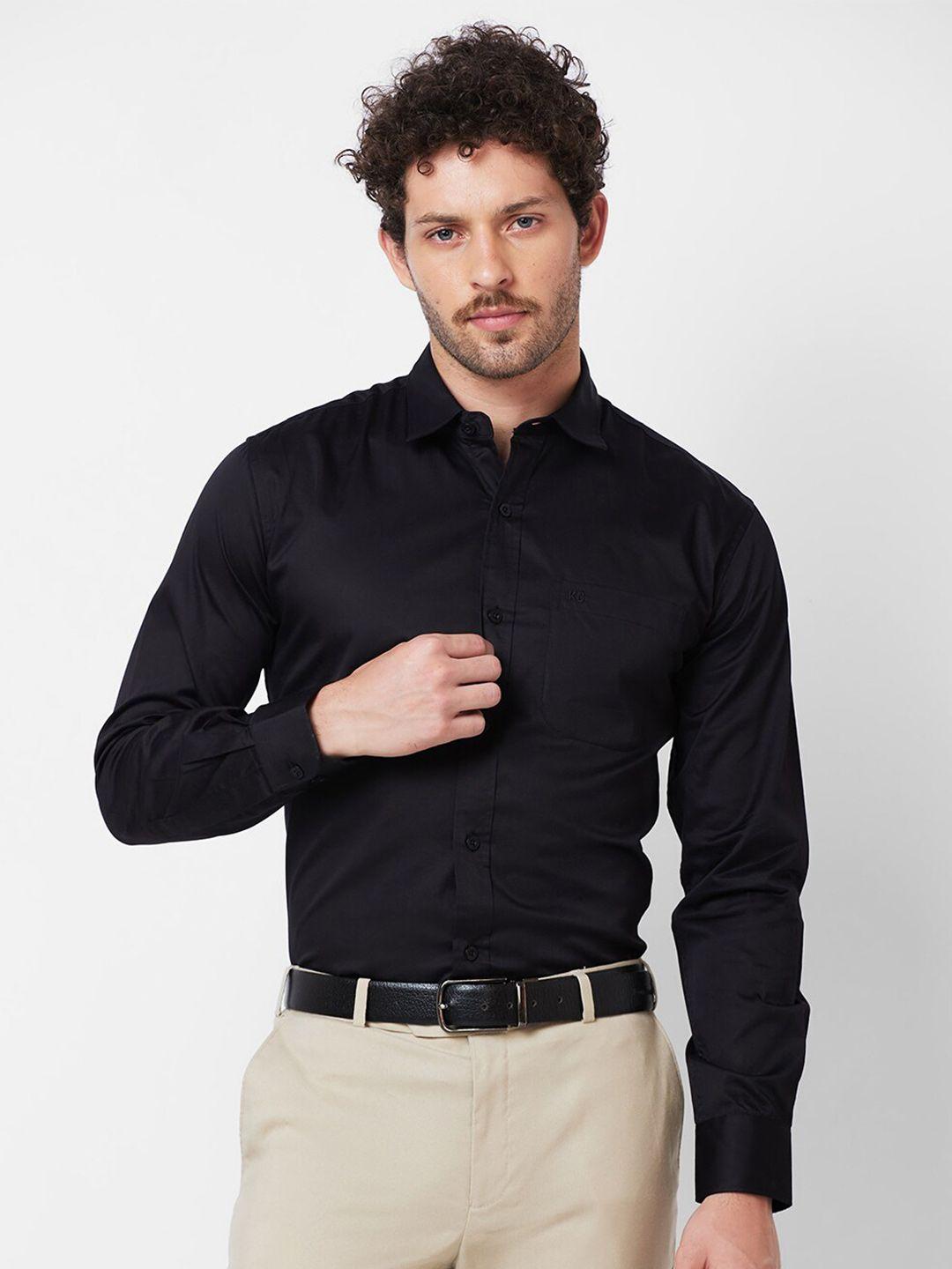 Kenneth Cole Cotton Slim Fit Opaque Formal Shirt