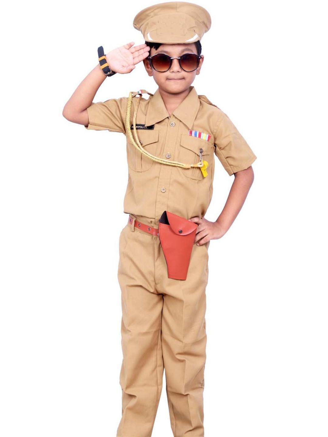 BAESD Kids Shirt with Trousers Police Costume Clothing Set