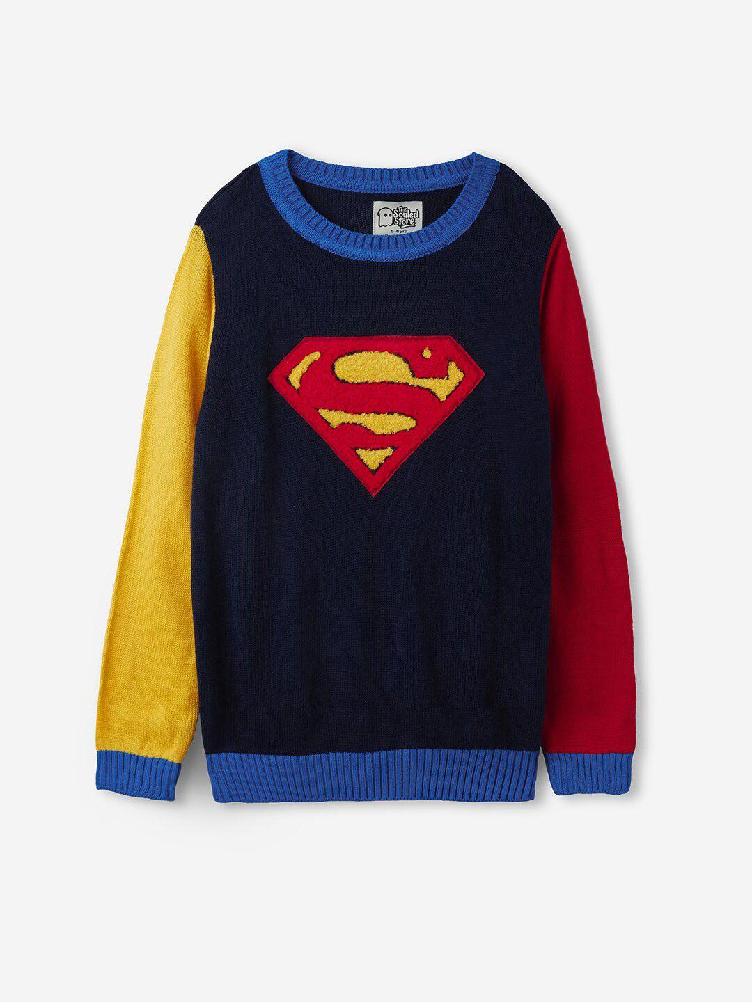 the-souled-store-boys-superhero-printed-pullover-sweaters