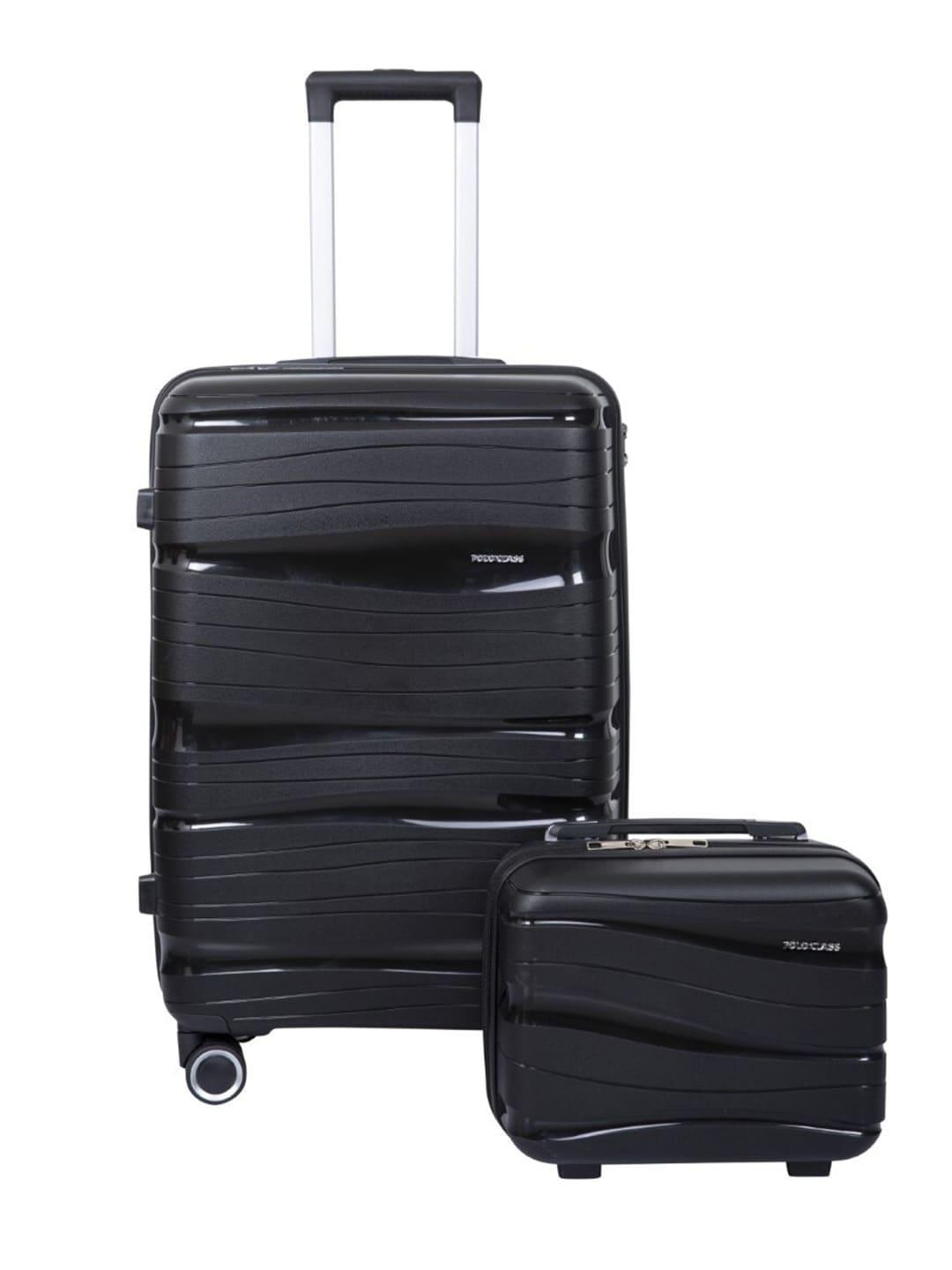 Polo Class Printed Hard-Sided Trolley Suitcases With 1 Vanity Bag