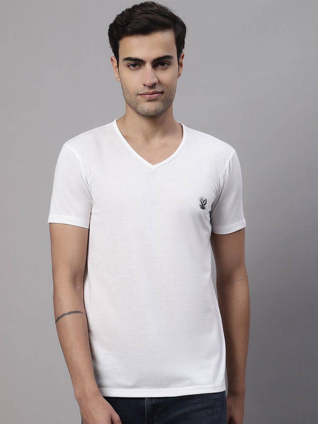 vimal-jonney-v-neck-short-sleeves-cotton-t-shirt
