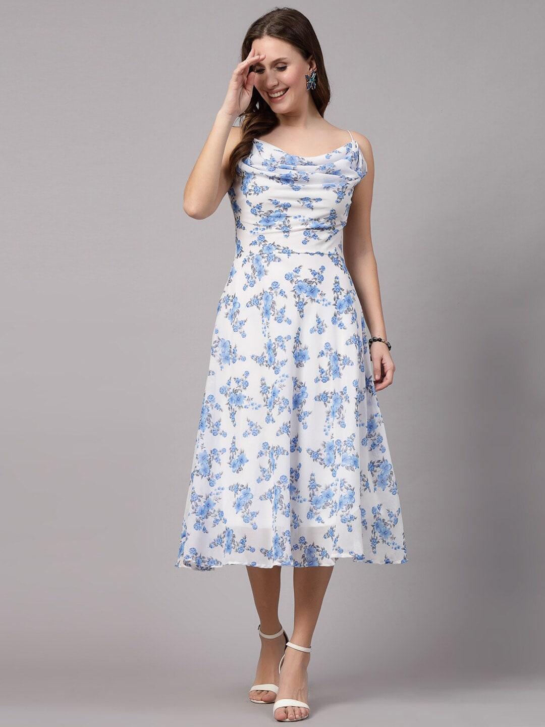 aayu-floral-printed-georgette-fit-&-flare-midi-dress
