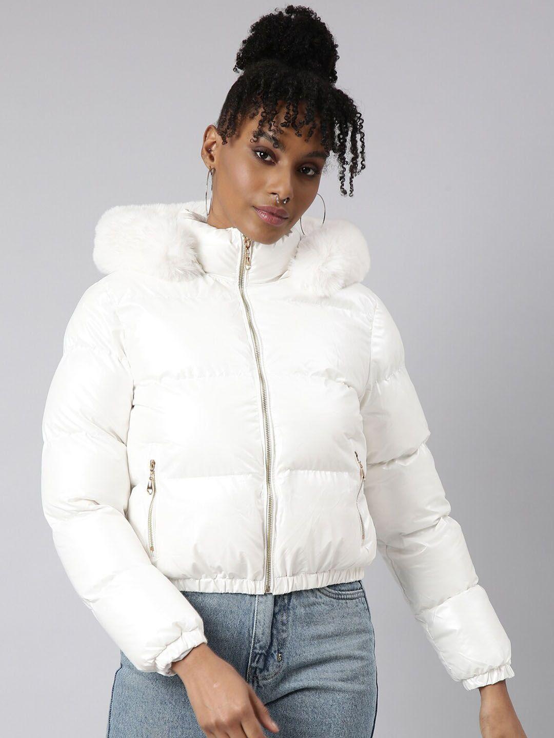 SHOWOFF Hooded Windcheater Puffer Jacket