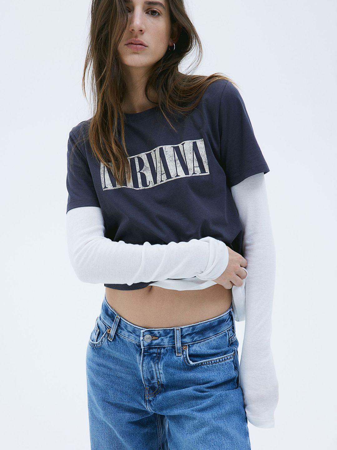 H&M Women Motif-Printed T-Shirt