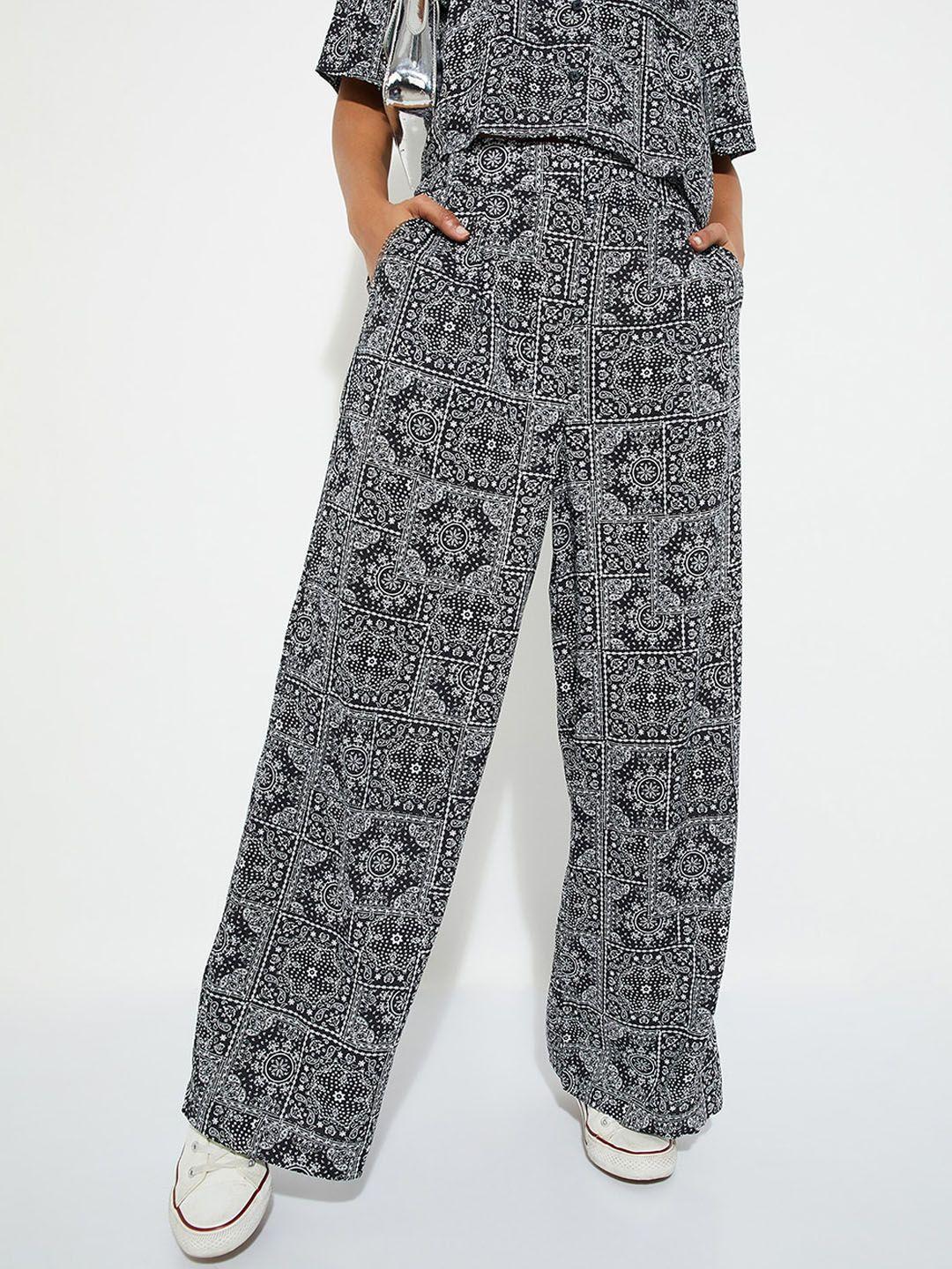max Women Printed Trousers