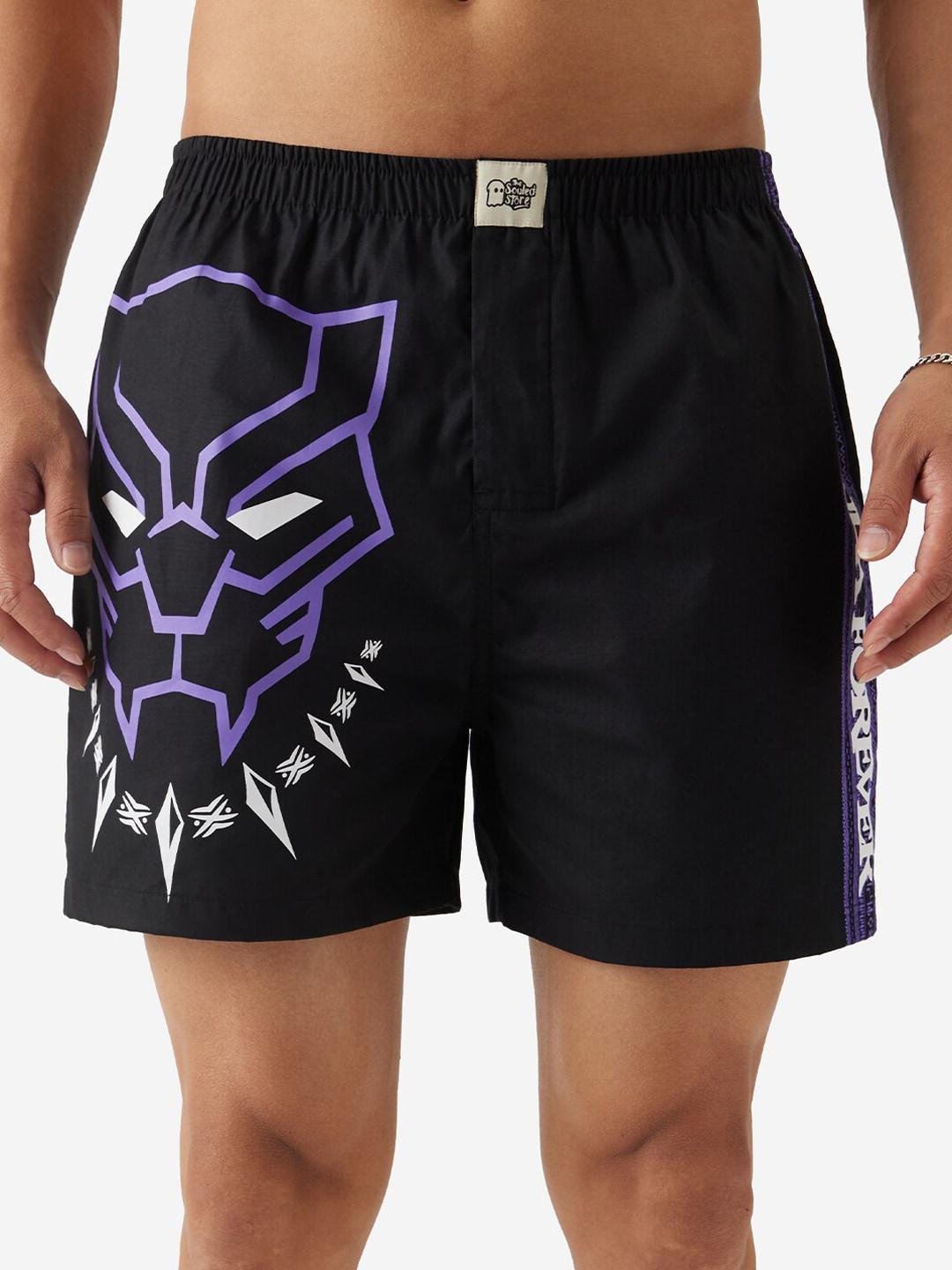 the-souled-store-black-panther-printed-pure-cotton-boxer-247311