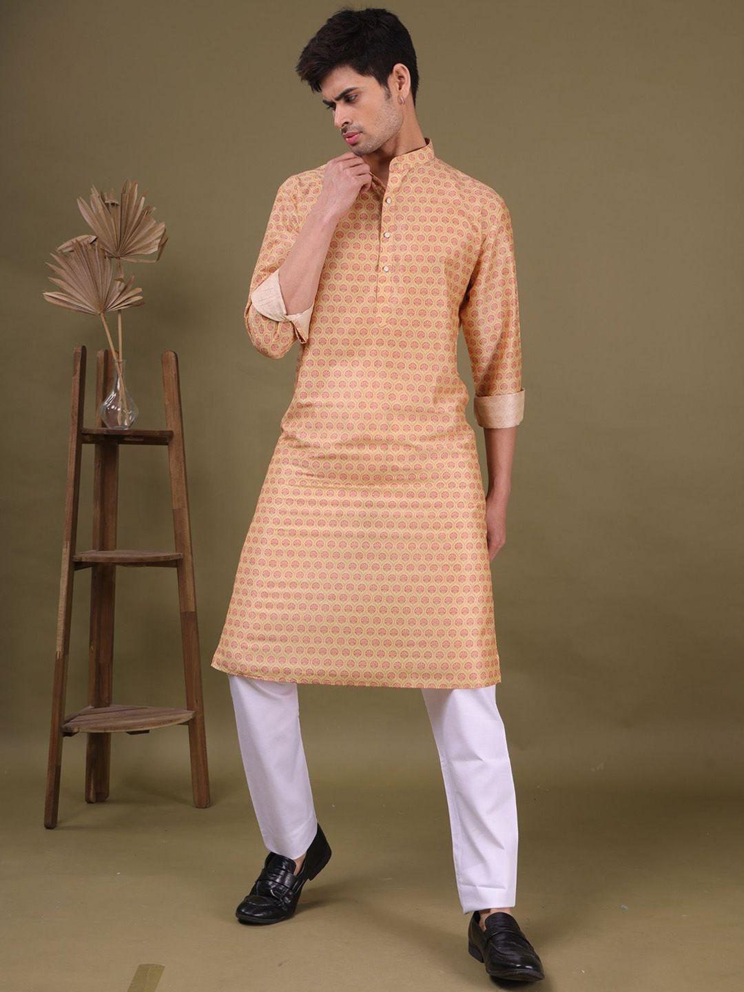 shiwam-ethnix-ethnic-motifs-printed-regular-kurta-with-pyjamas
