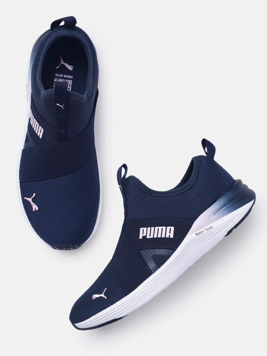 Puma Women Textured Better Foam Prowl Slip-On Running Shoes