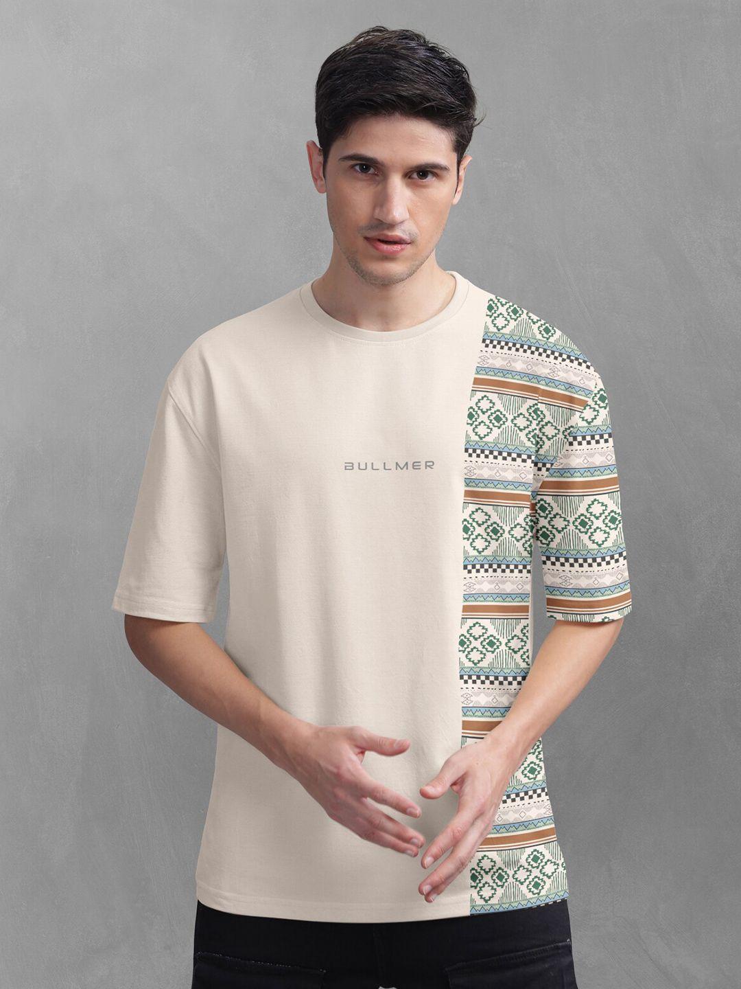 bullmer-tribal-printed-oversized-cotton-t-shirt