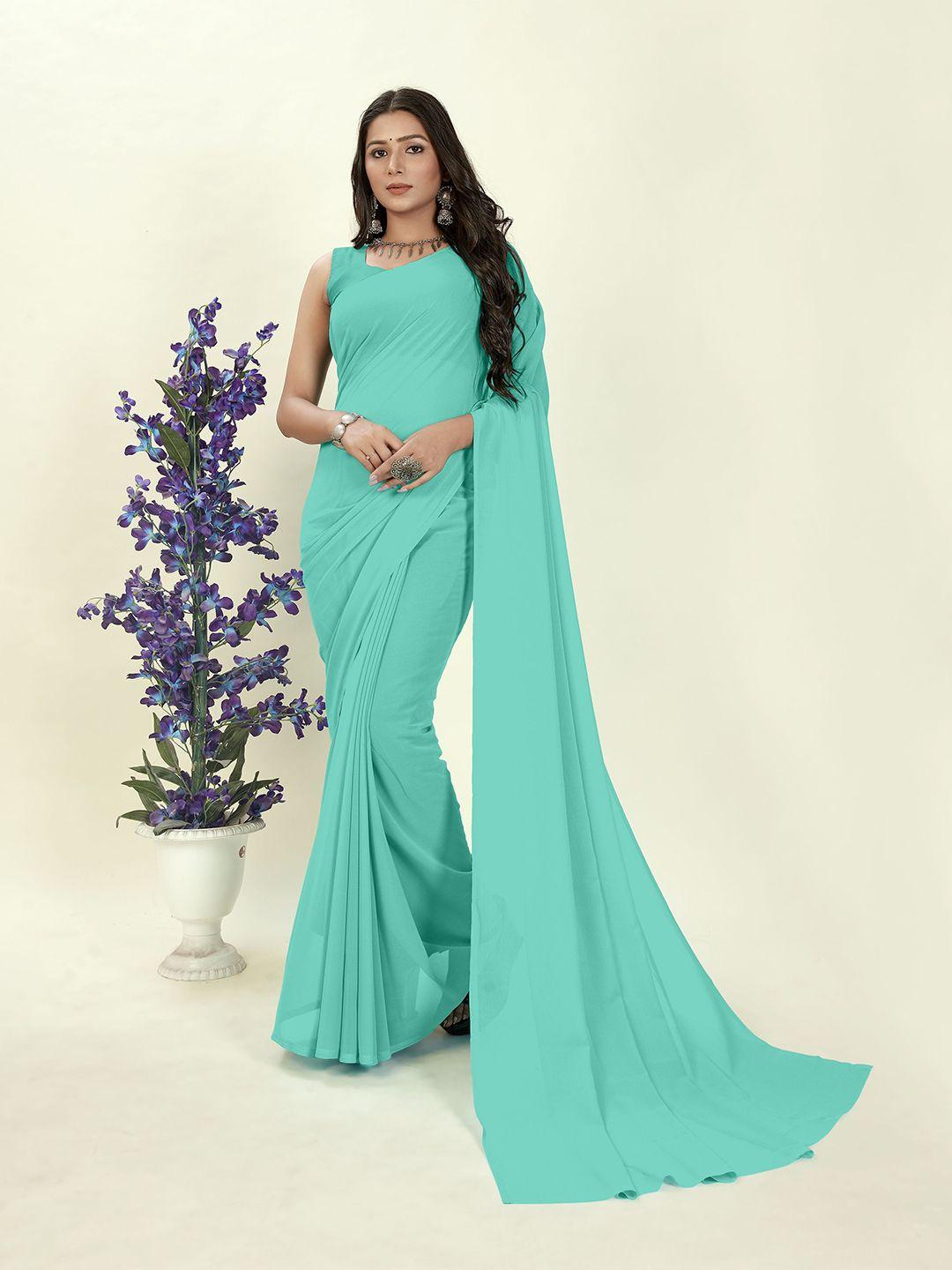 anand-sarees-solid-georgette-saree
