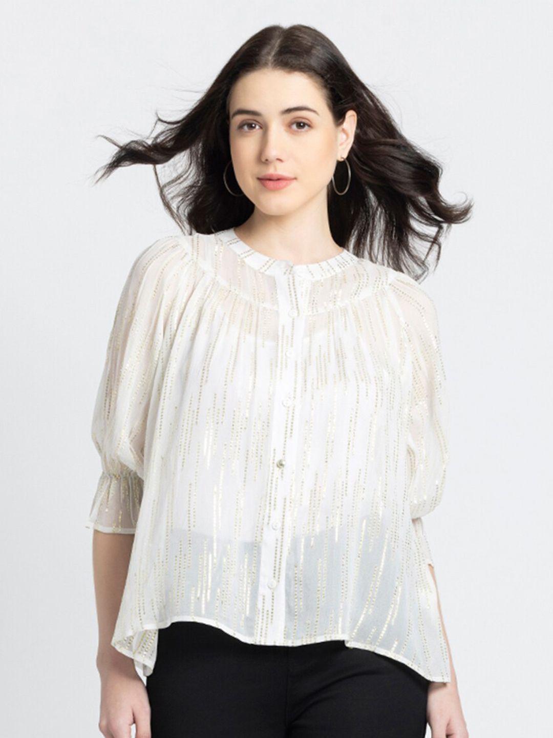 shaye-vertical-striped-bell-sleeves-gathered-semi-sheer-georgette-shirt-style-top