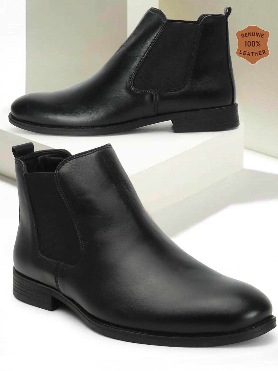 carlton-london-men-round-toe-leather-chelsea-boots