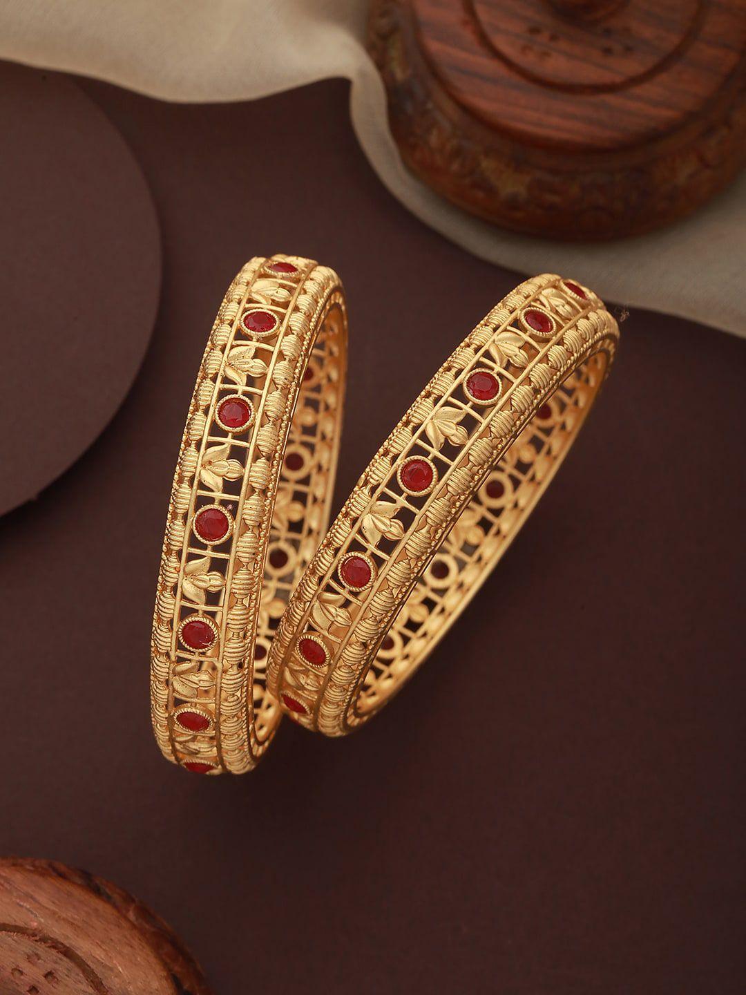 jazz-and-sizzle-set-of-2-gold-plated-stone-studded-bangles