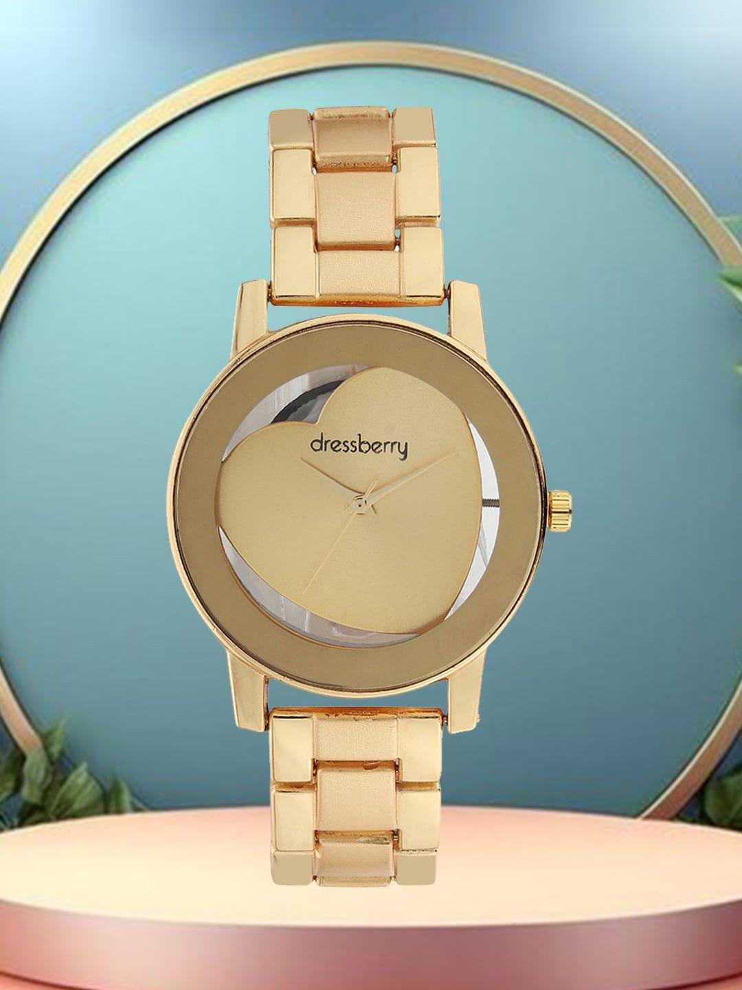 dressberry-women-dial-&-bracelet-style-straps-analogue-watch-hobdb24-116-gd