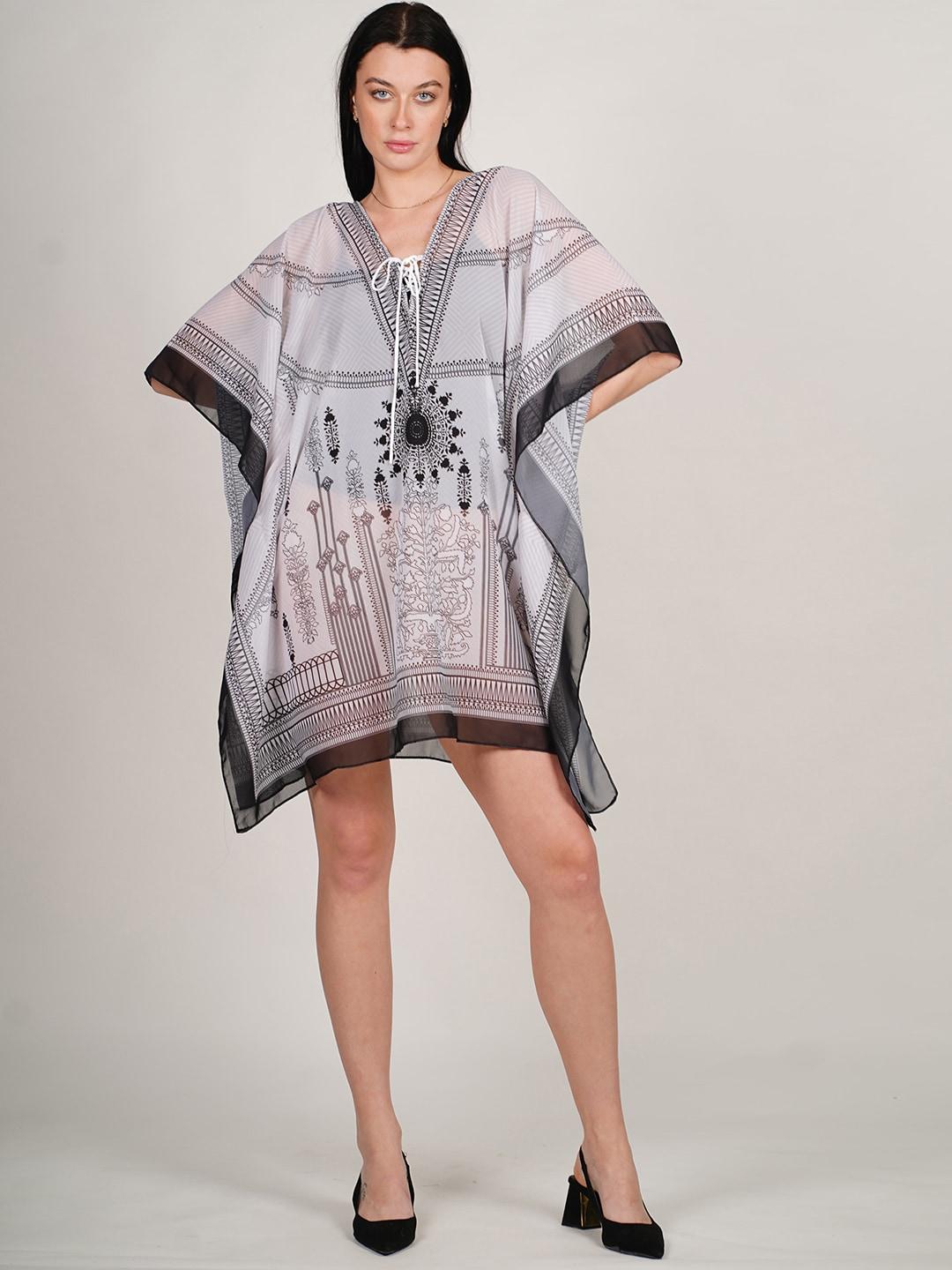 rajoria-instyle-ethnic-motifs-print-georgette-kaftan-dress