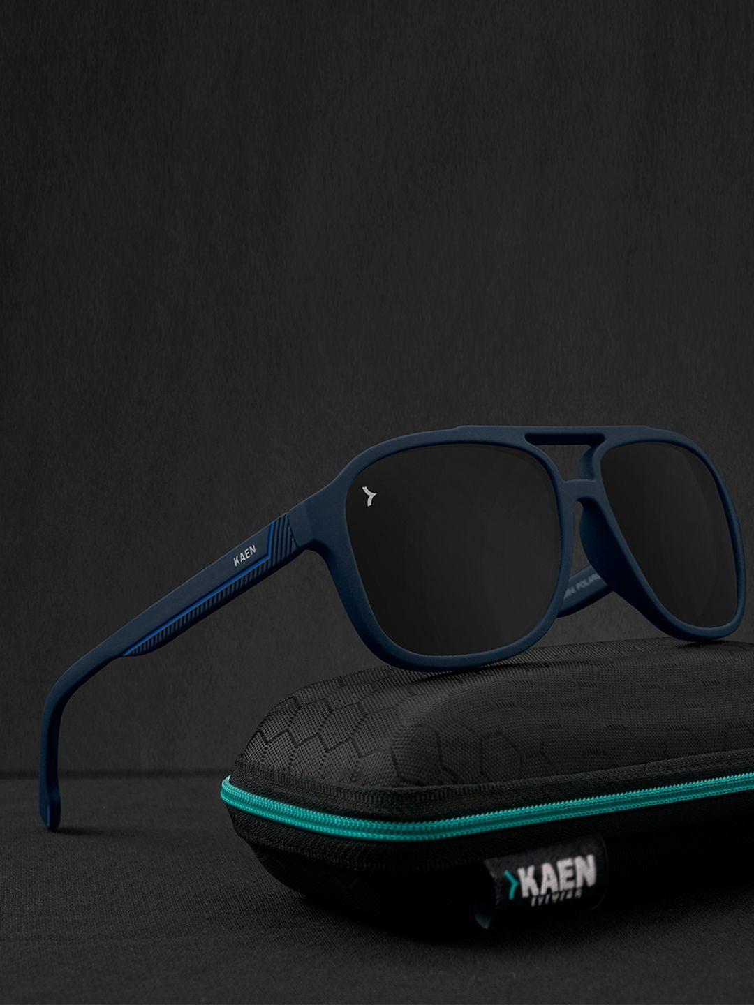 Eyewearlabs Unisex Rectangle Sunglasses with Polarised Lens ELKASKlayC2