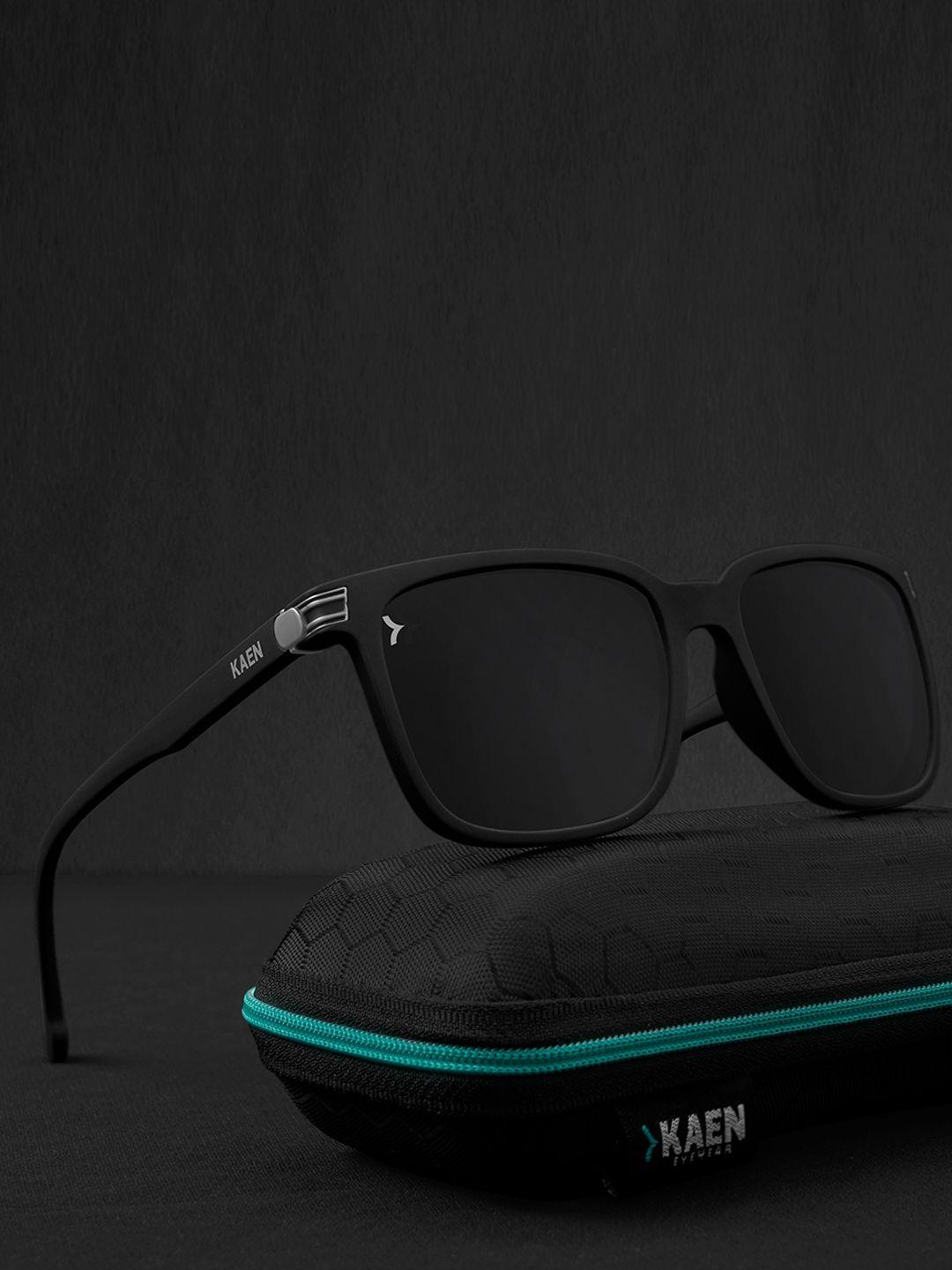 Eyewearlabs Unisex Rectangle Sunglasses with Polarised Lens ELKASKoby
