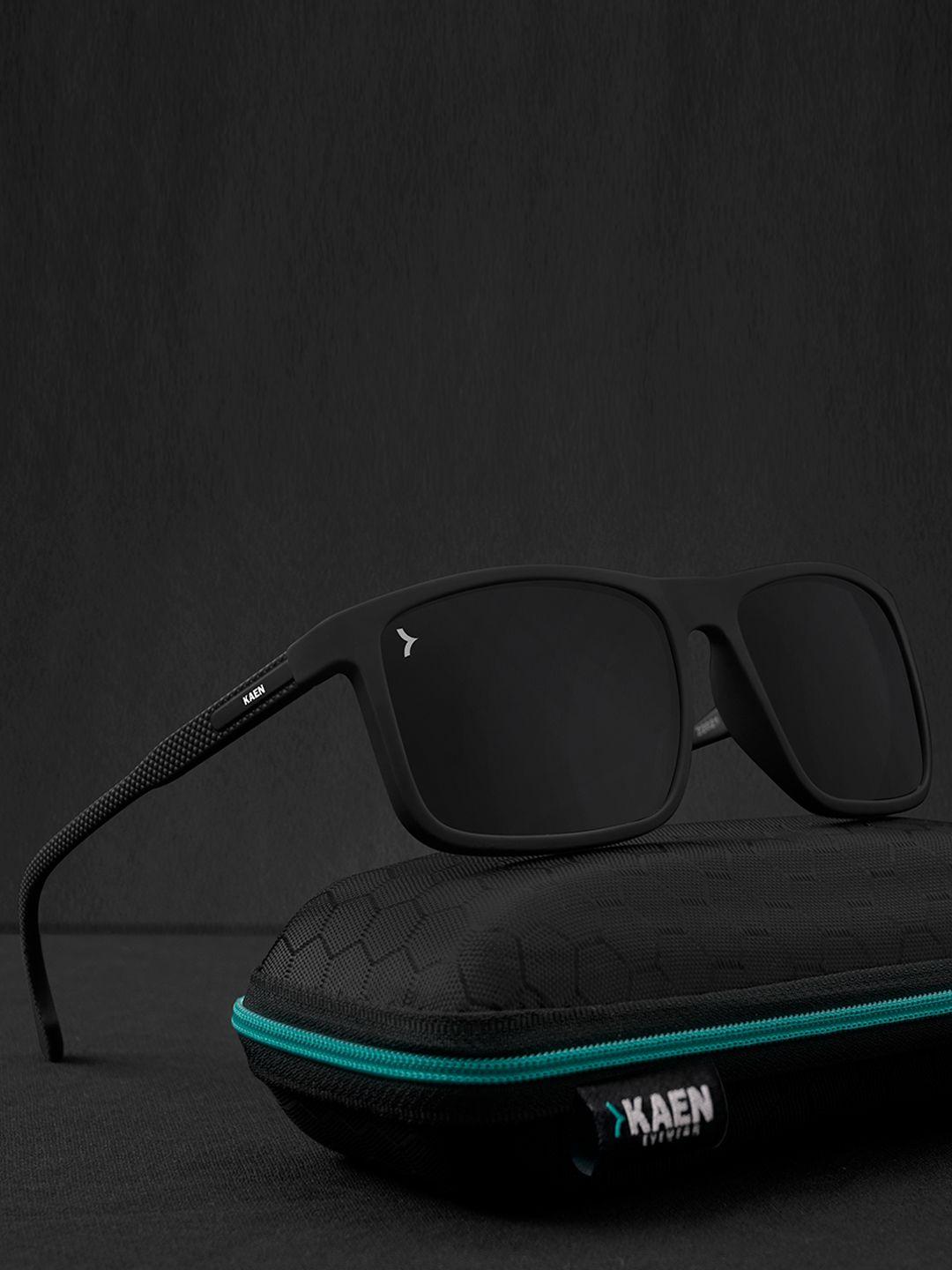 Eyewearlabs Unisex Rectangle Sunglasses with Polarised Lens ELKASKoleC1
