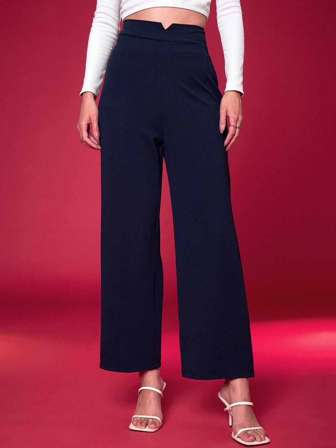 SASSAFRAS Women Mid-Rise Parallel Trousers